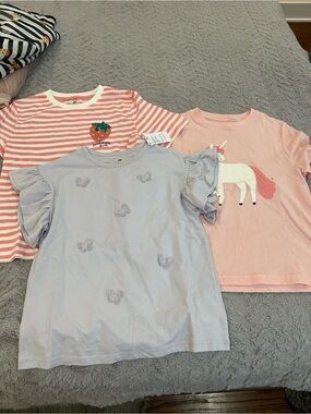 H&M Bundle Girls Tees Size 8/10